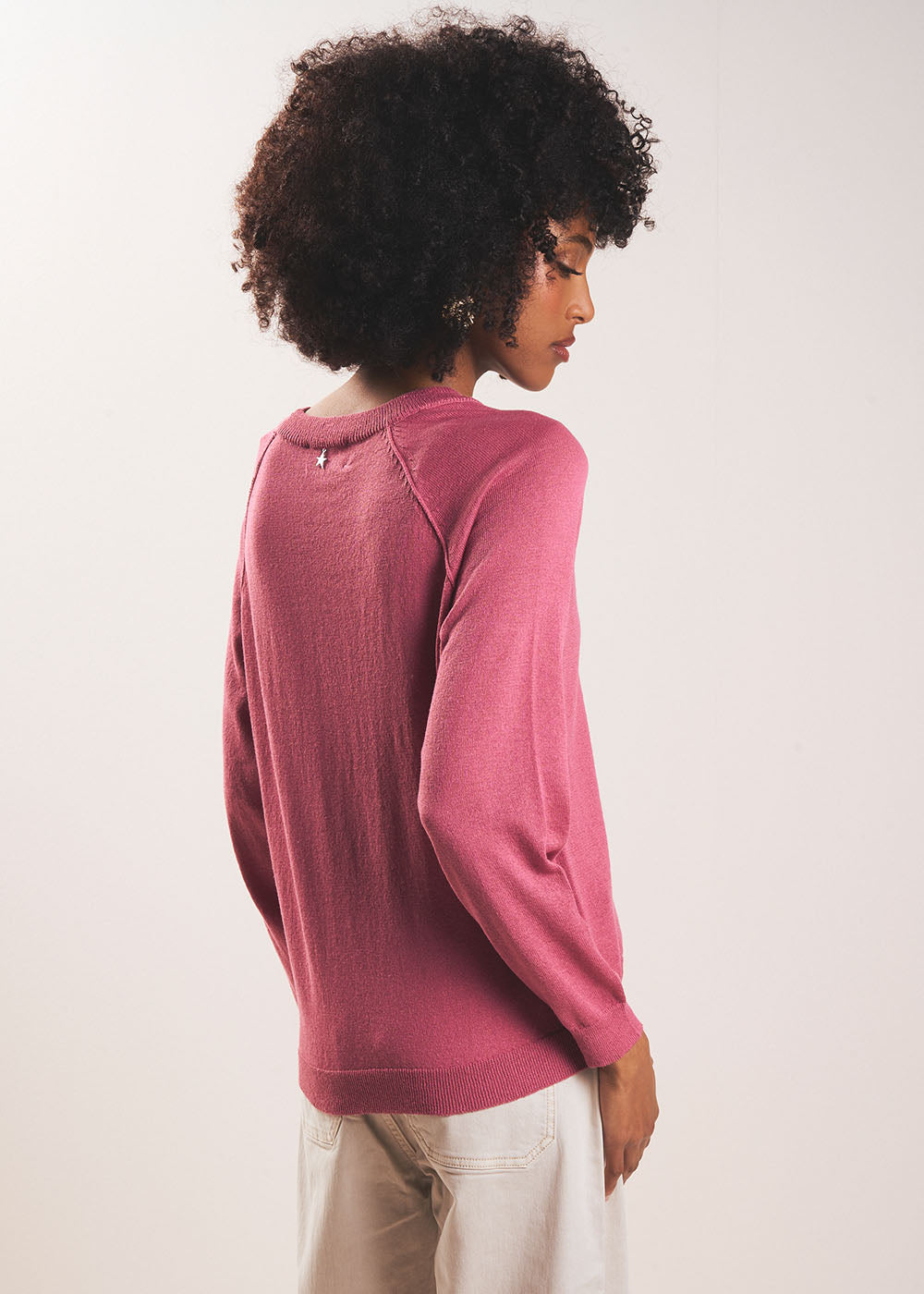 Fitted round neck jumper - Sud Express - 5 - Sud Express