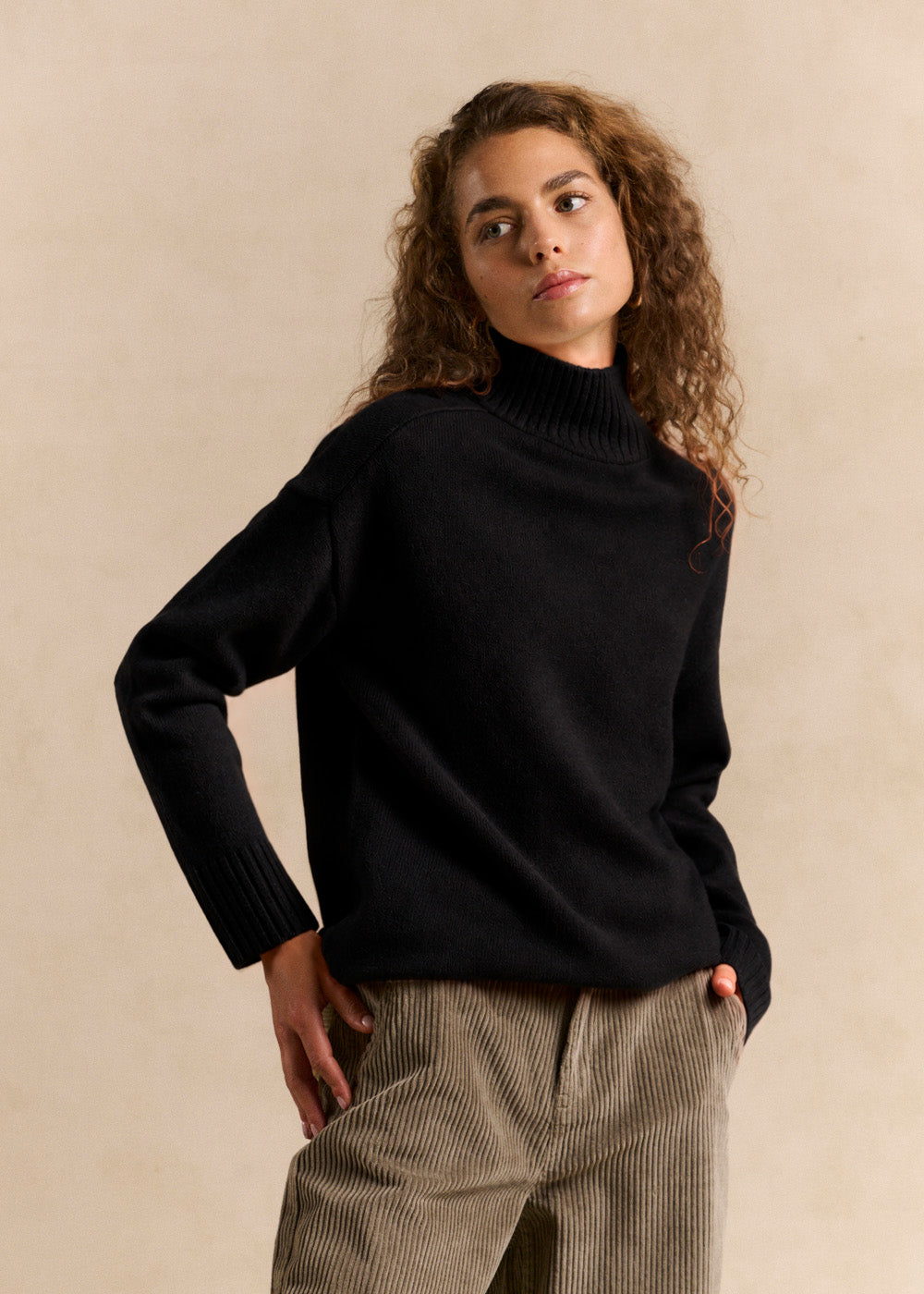 MIJOYA High-necked woollen jumper - 1 - Sud Express - Sud Express