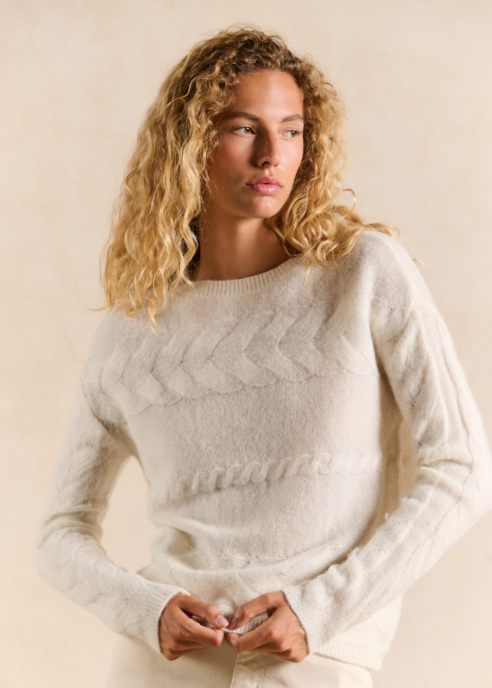 Cable-knit jumper - Sud Express - 4 - Sud Express