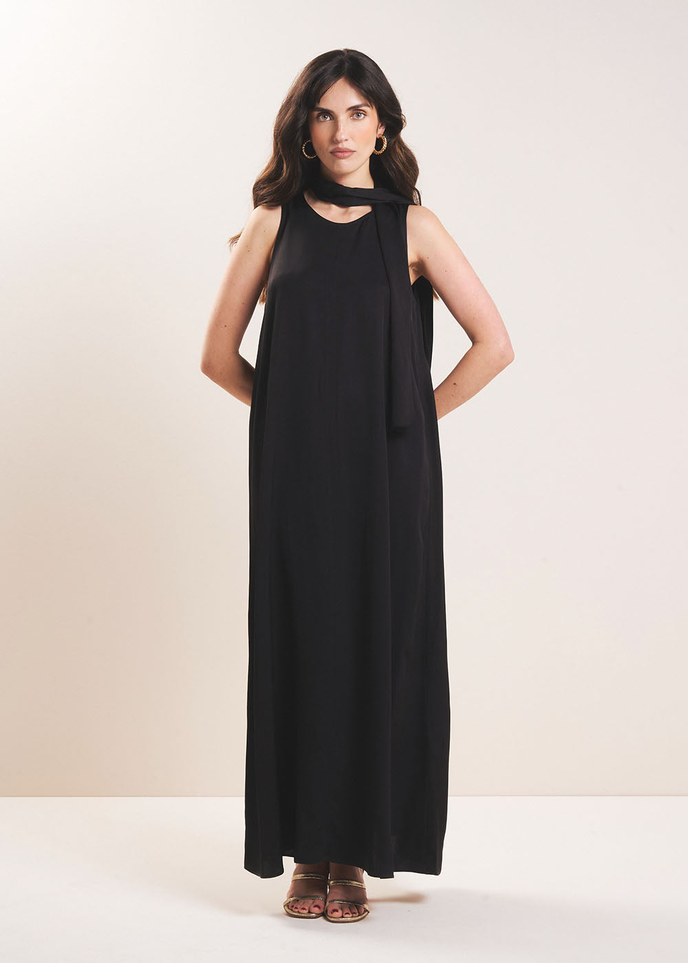Satin maxi dress - Sud Express - 6 - Sud Express