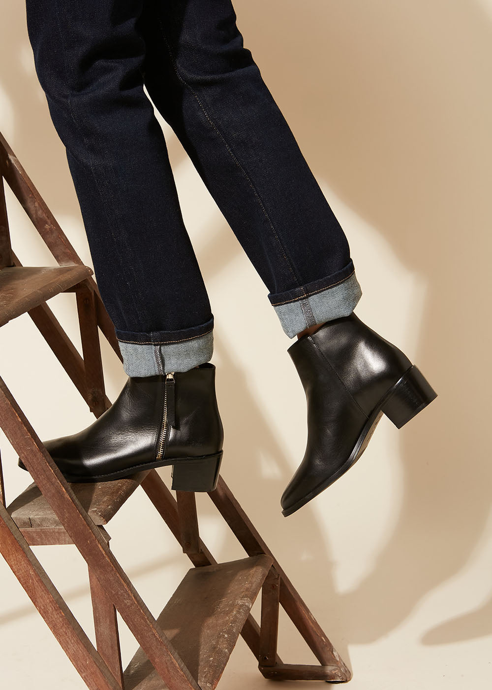 Ankle boot en cuir - Sud Express - 4 - Sud Express