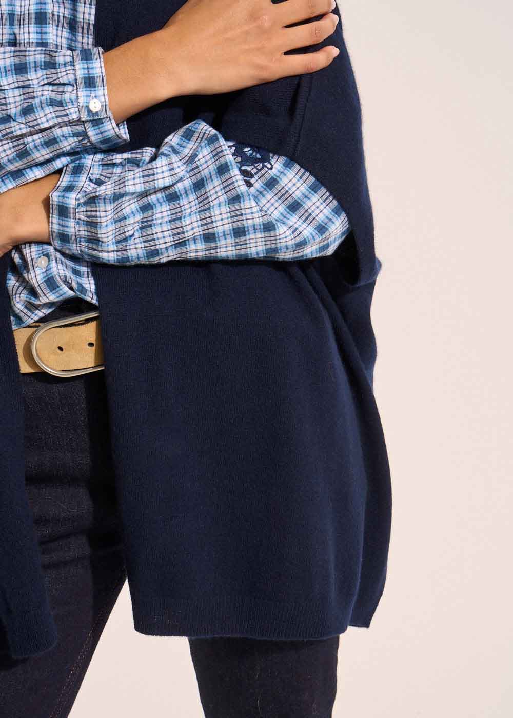 Loose-fitting cashmere cardigan - Sud Express - 4 - Sud Express