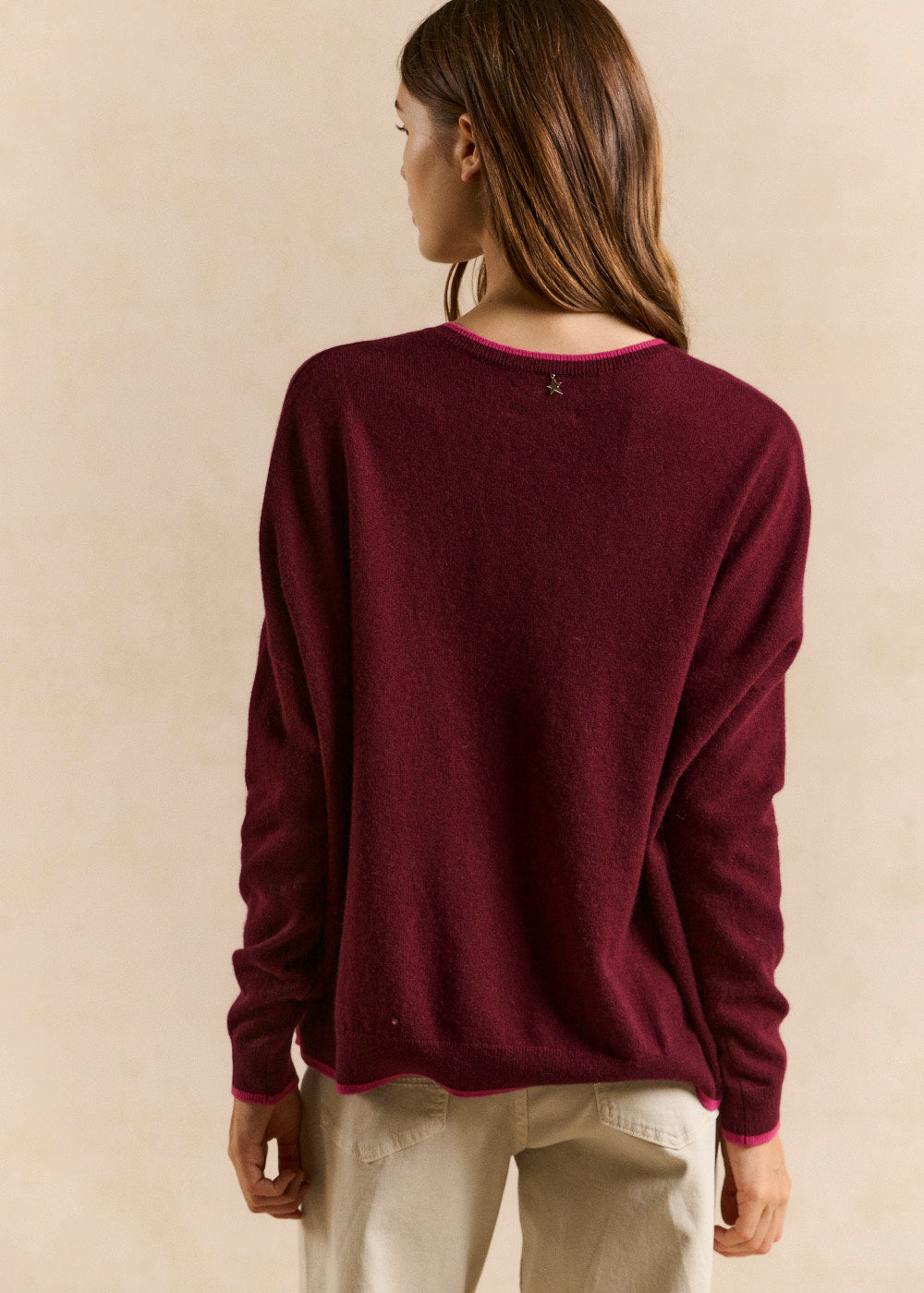 MAJOELLA V-neck cashmere jumper - 3 - Sud Express - Sud Express