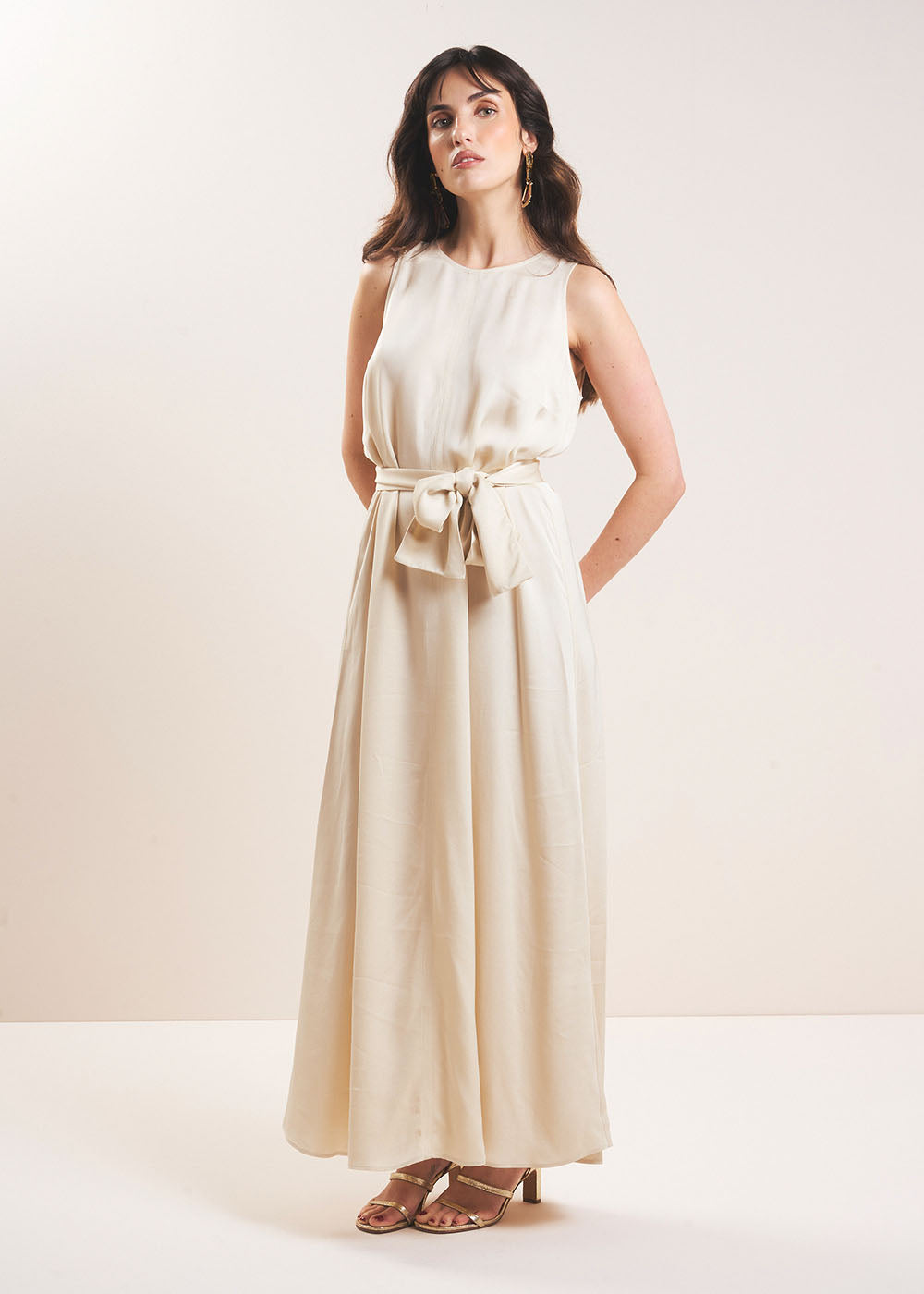 Satin maxi dress - Sud Express - 6 - Sud Express