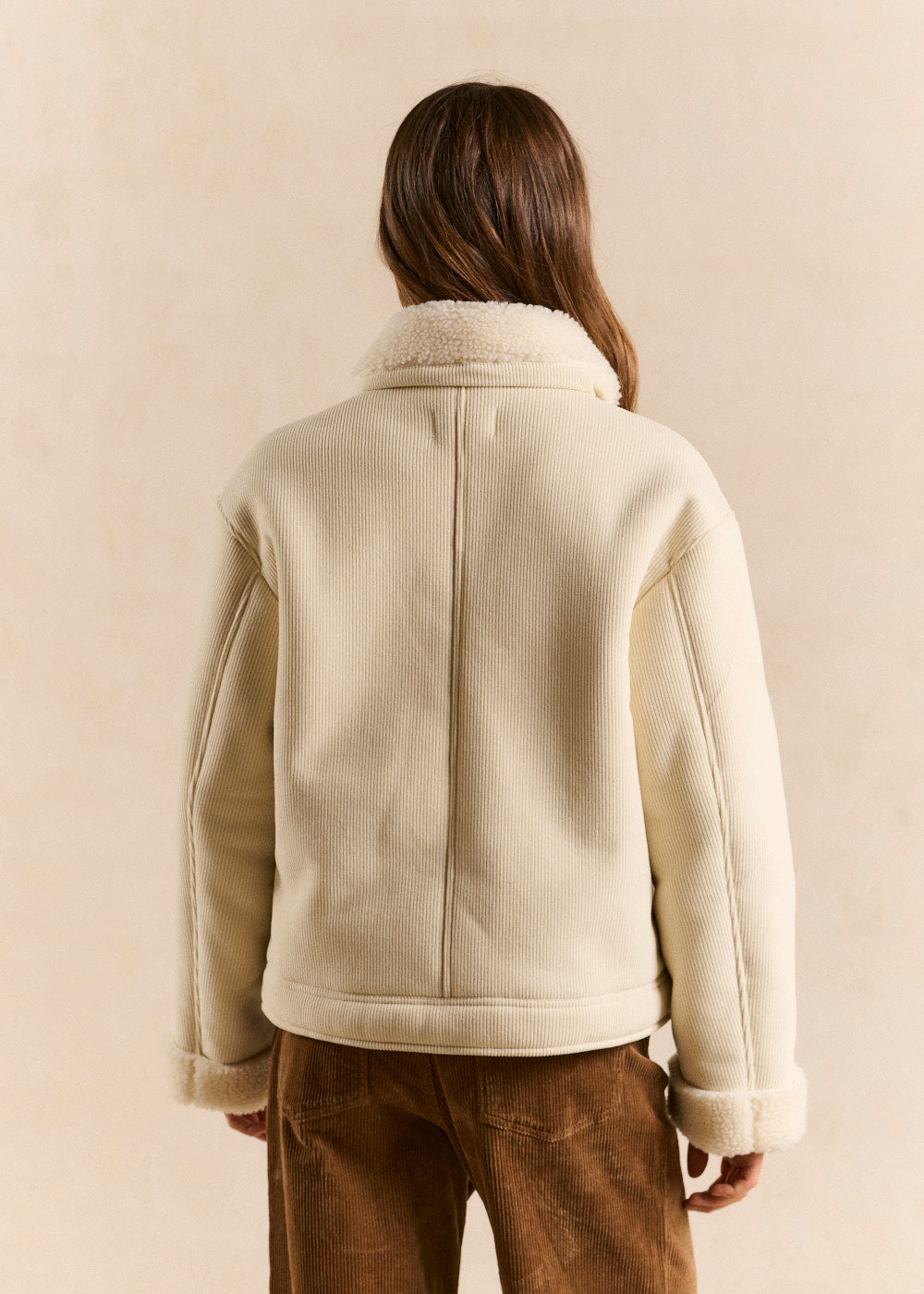 MYASALY Corduroy jacket with faux fur collar - 3 - Sud Express - Sud Express