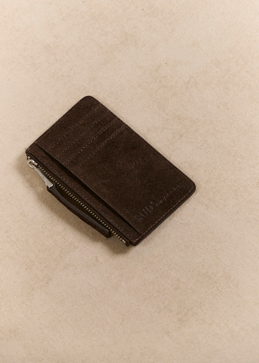 Zipped leather card holder - Sud Express - 1 - Sud Express