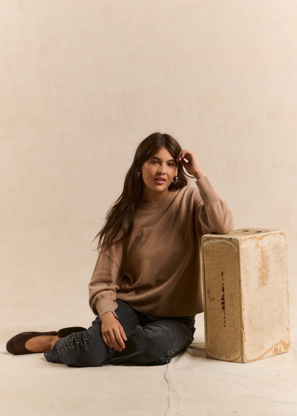 Cropped cashmere sweater  - Sud Express - 4 - Sud Express