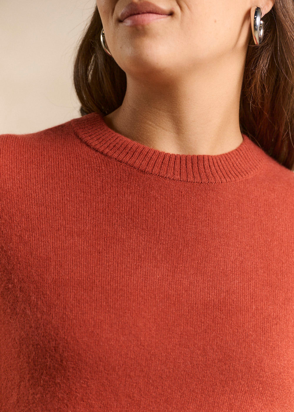 Cropped cashmere sweater  - Sud Express - 2 - Sud Express