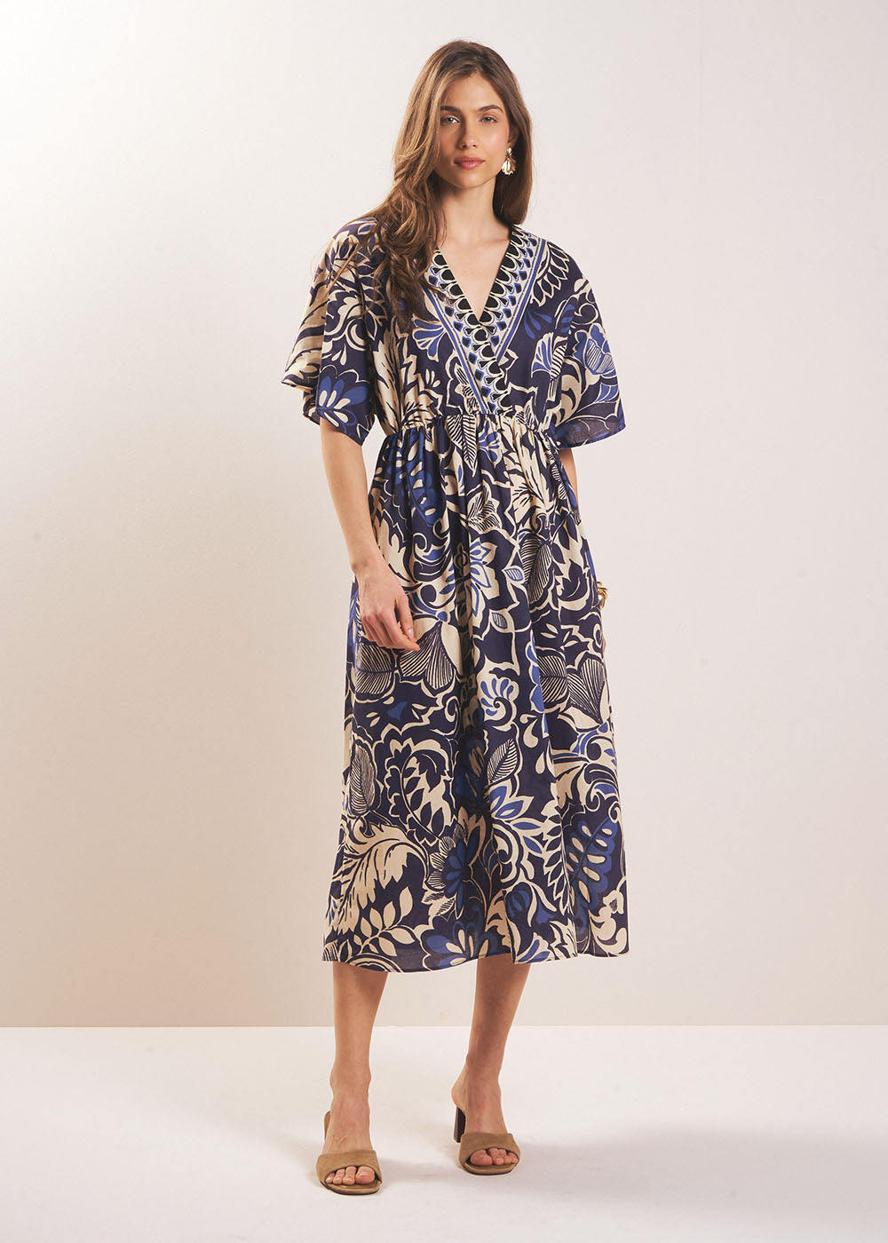 Printed kimono dress - Sud Express - 6 - Sud Express