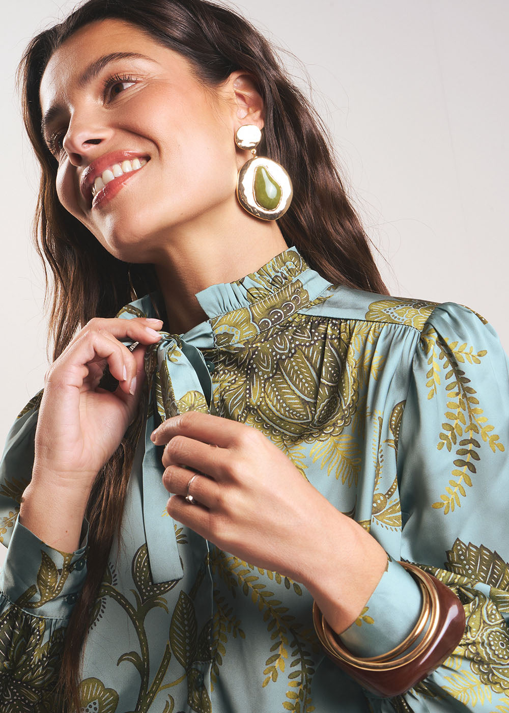 Victorian collar blouse - Sud Express - 2 - Sud Express