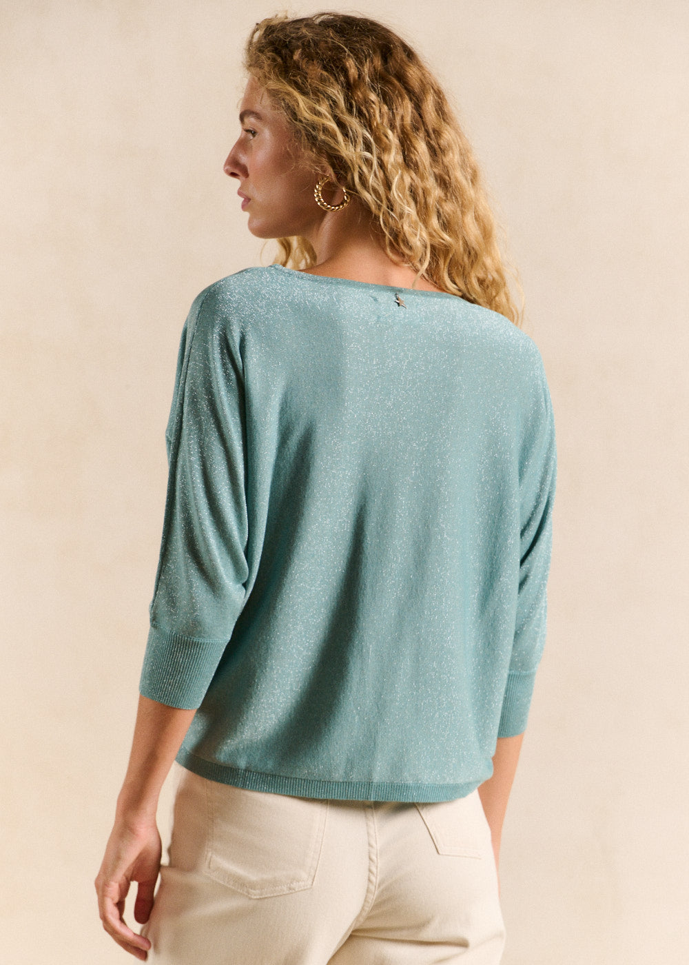 MATADOR Round neck jumper with metallic fibres - 3 - Sud Express - Sud Express