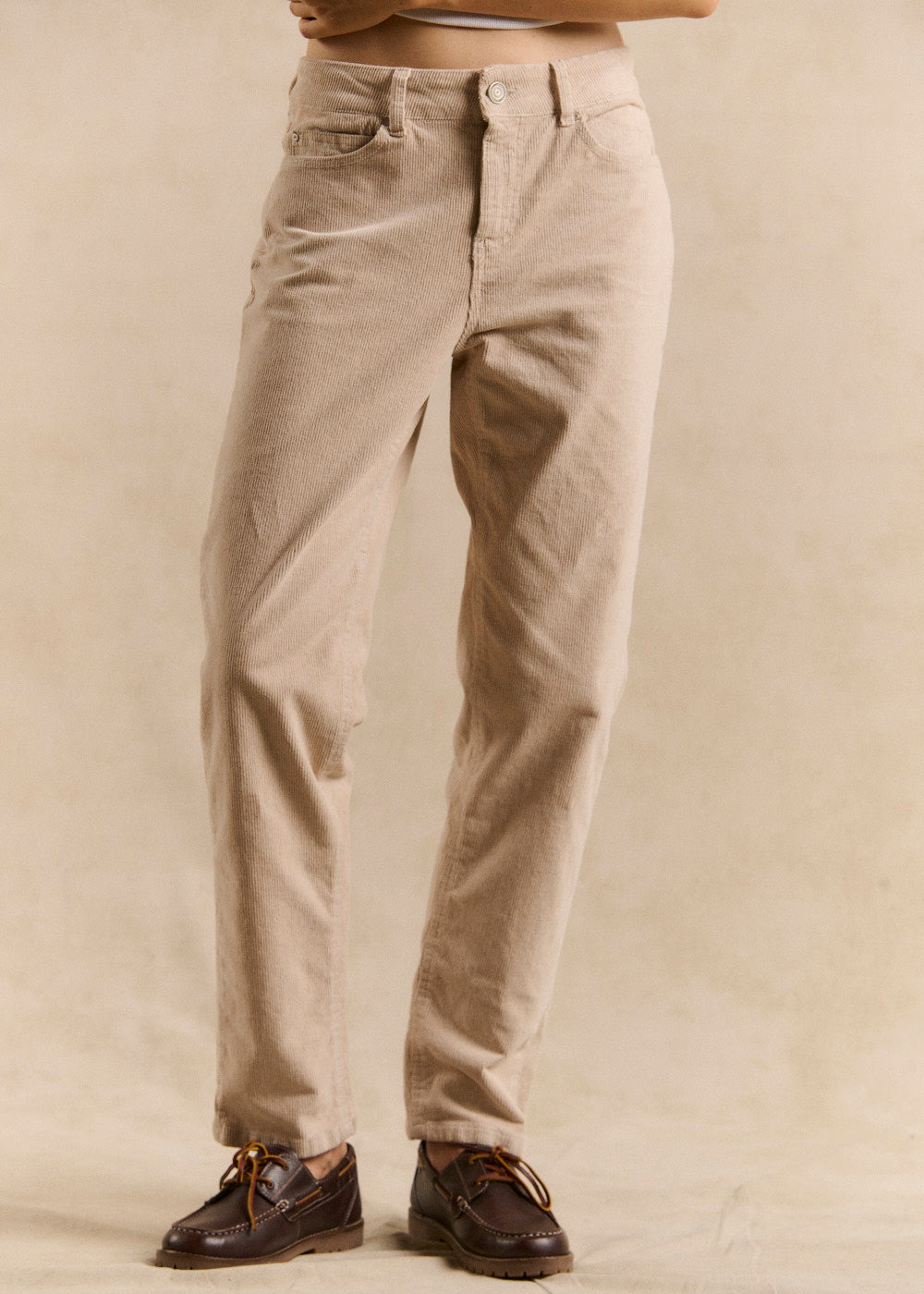 Slim-fit corduroy pants - Sud Express - 1 - Sud Express