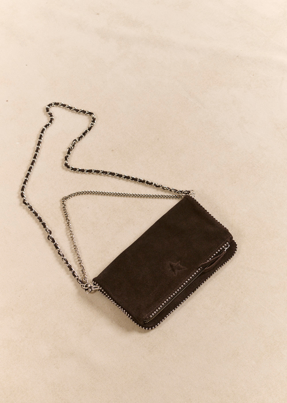 Studded leather bag with double handles - Sud Express - 1 - Sud Express