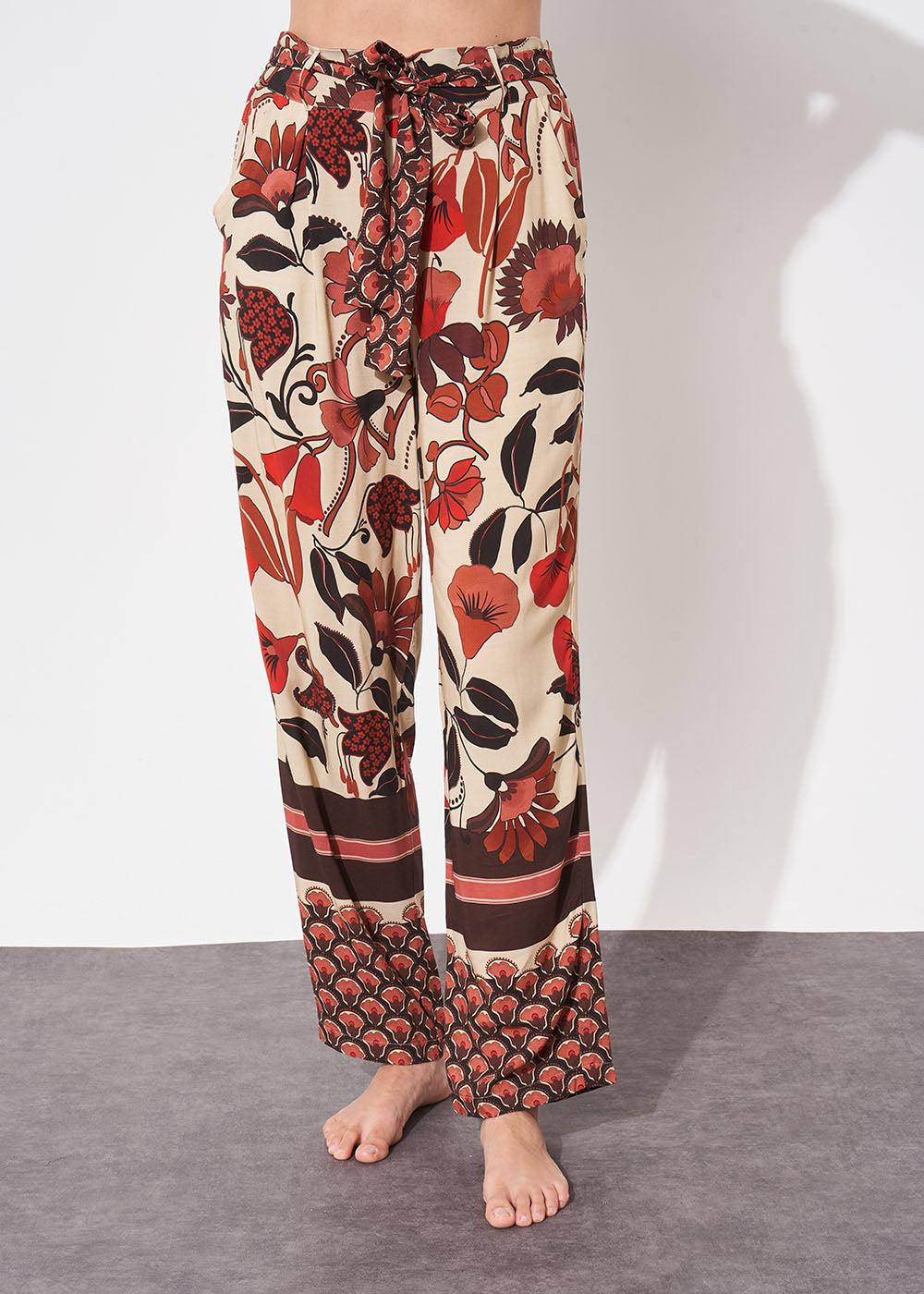 PELICO Printed casual trousers - 2 - Sud Express - Sud Express