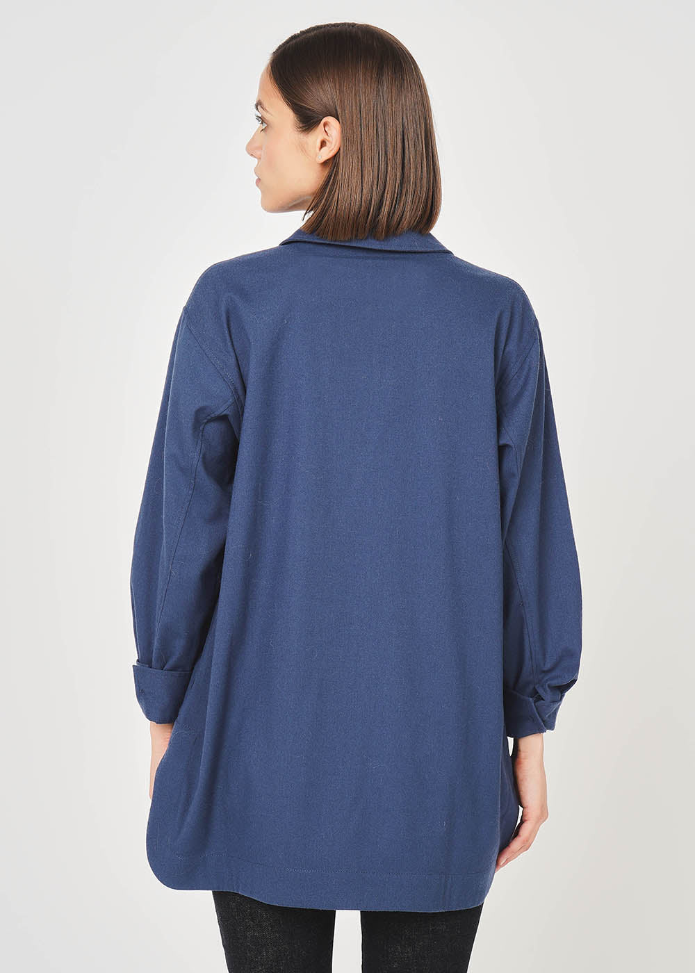 Short overshirt with long sleeves - Sud Express - 3 - Sud Express