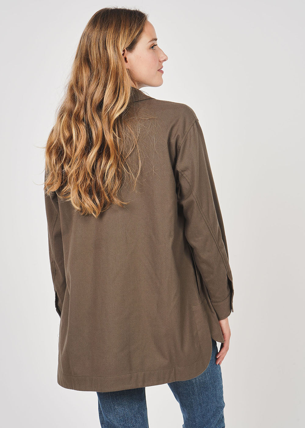 Short overshirt with long sleeves - Sud Express - 3 - Sud Express