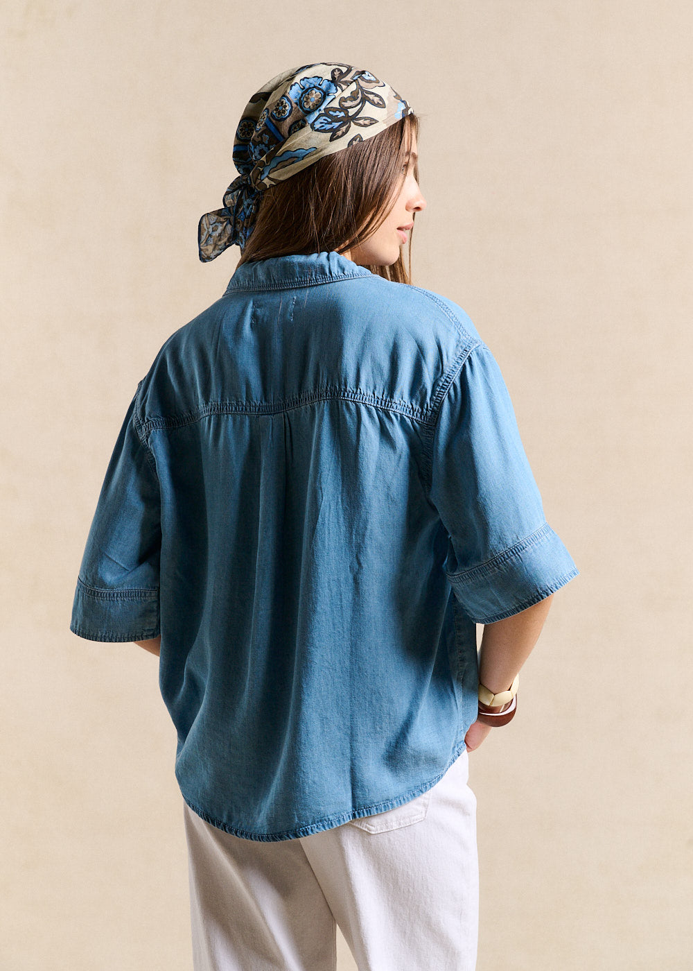 CHALY Fluid Denim Shirt - 3 - Sud Express - Sud Express