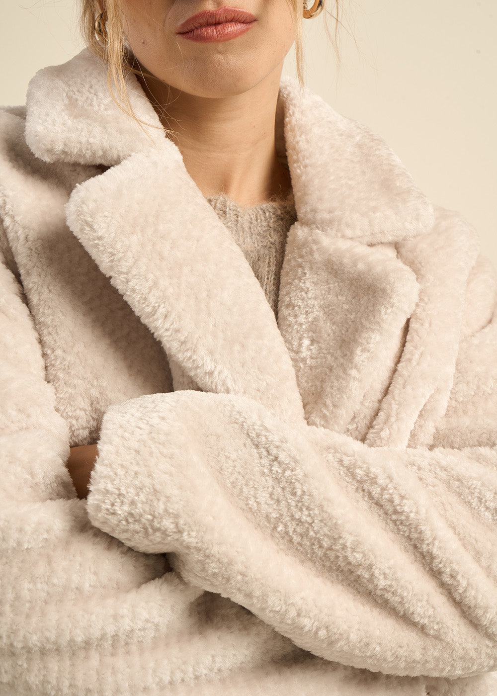 MAMPINI Faux fur coat - 2 - Sud Express - Sud Express