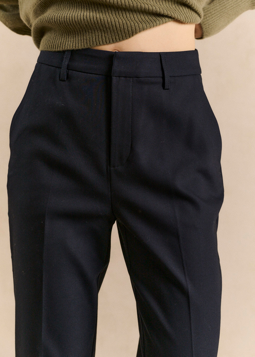 Straight-leg tailored trousers - Sud Express - 2 - Sud Express
