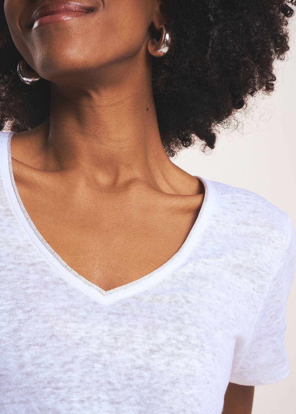 Linen short-sleeves t-shirt - Sud Express - 2 - Sud Express