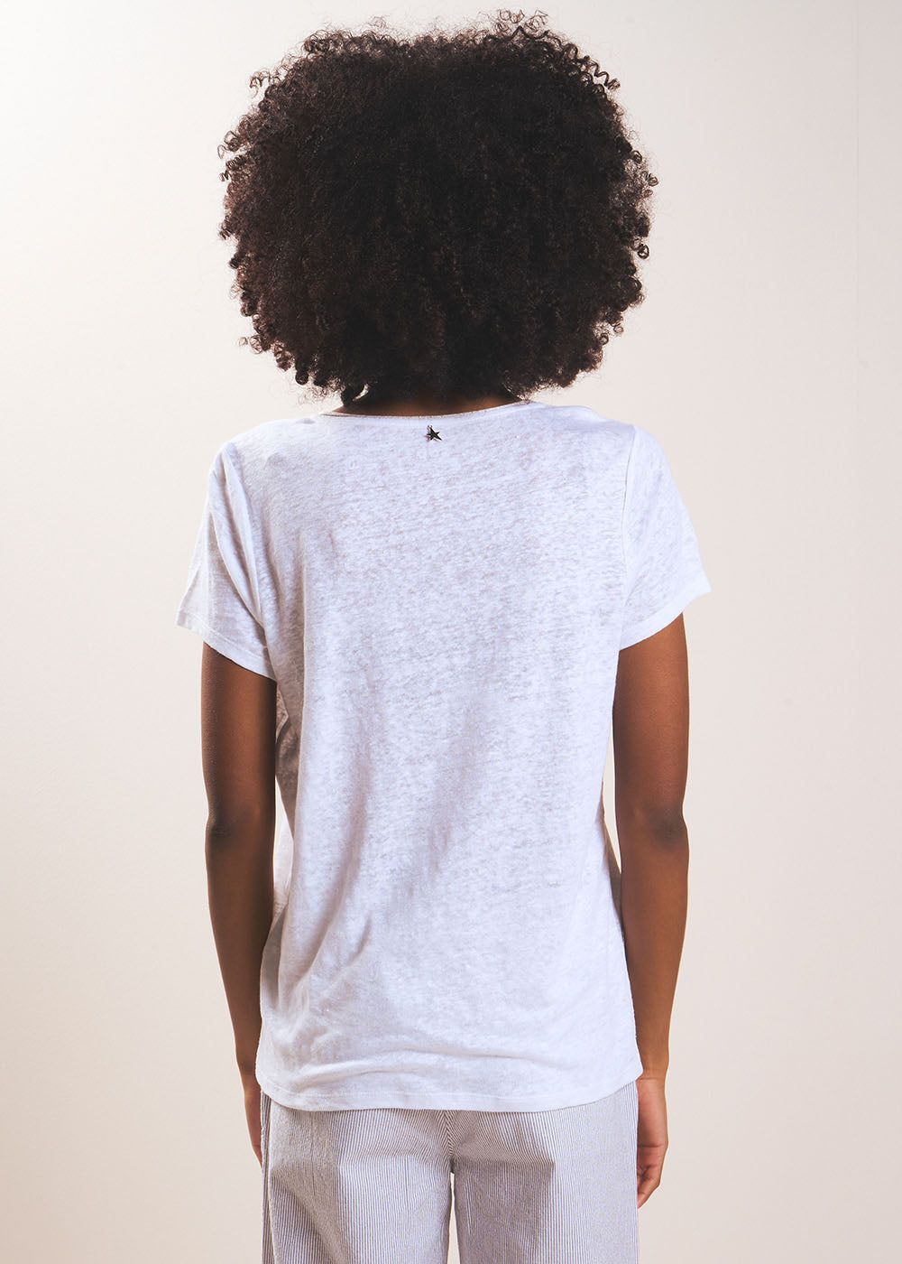 TIGROW Linen short-sleeves t-shirt - 3 - Sud Express - Sud Express