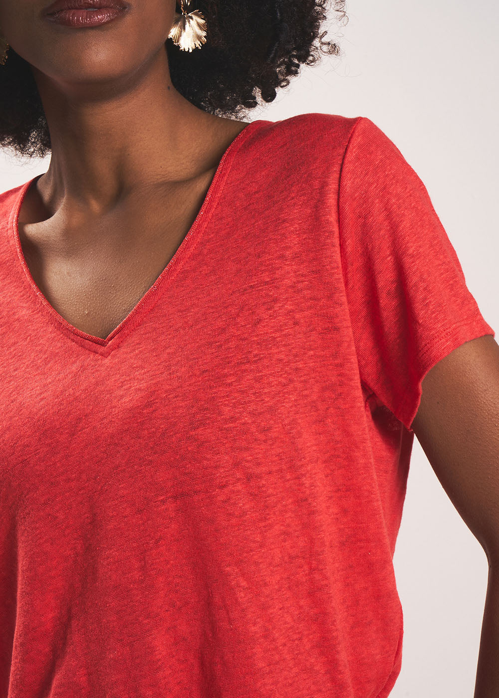 TIGROW Linen short-sleeves t-shirt - 2 - Sud Express - Sud Express