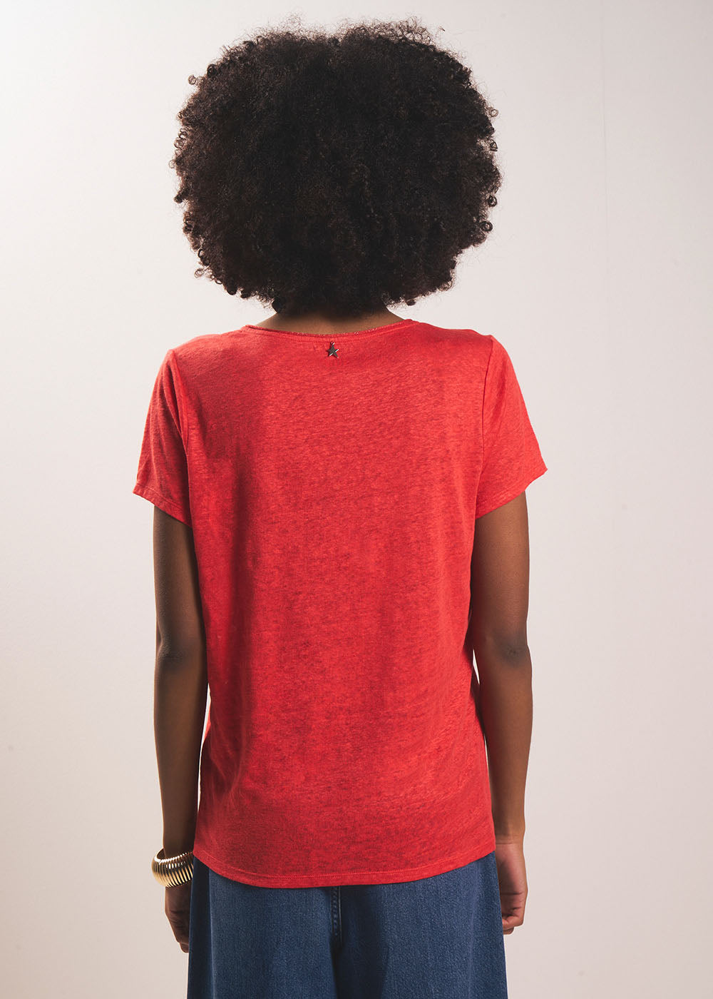 TIGROW Linen short-sleeves t-shirt - 3 - Sud Express - Sud Express