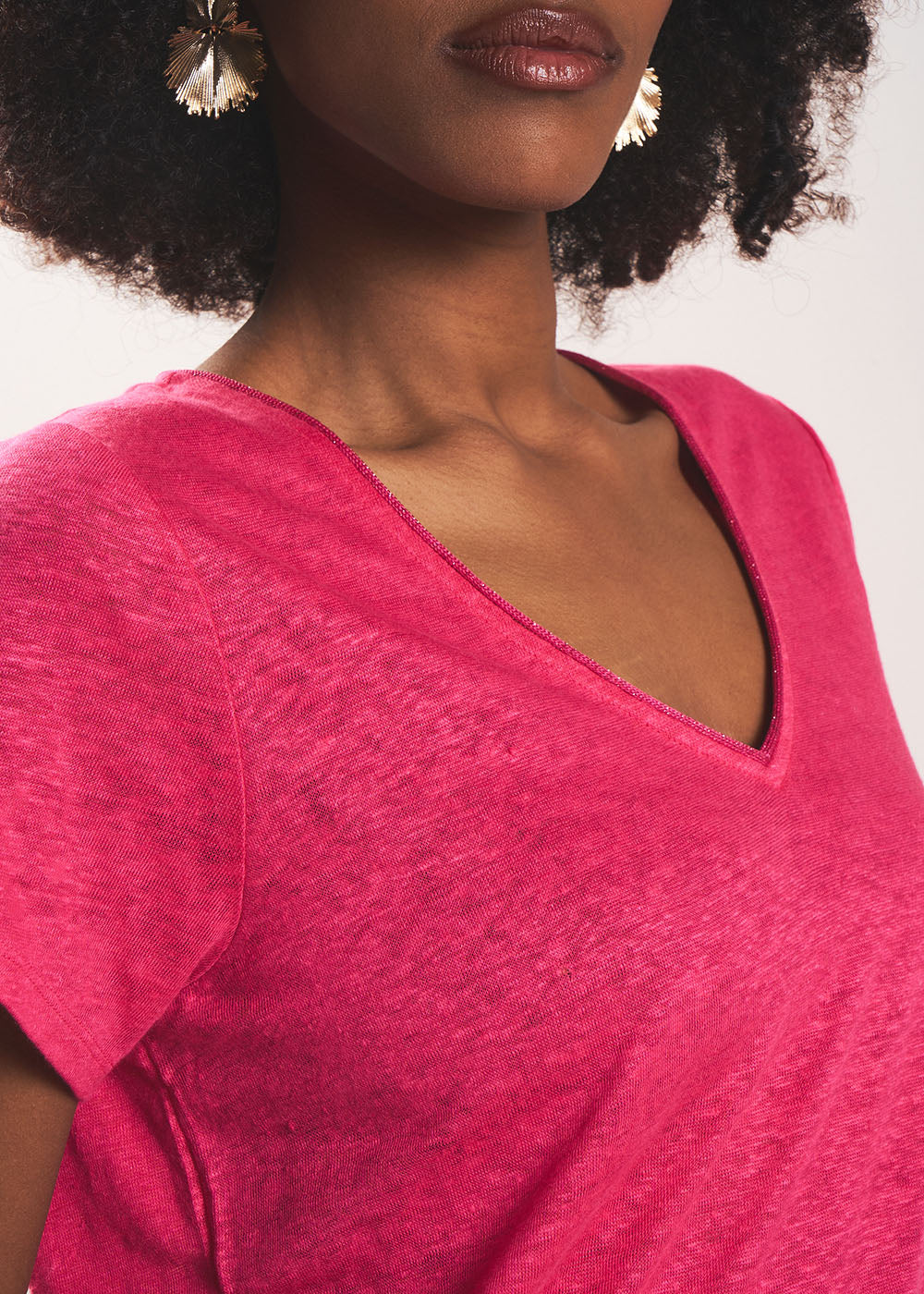 TIGROW Linen short-sleeves t-shirt - 2 - Sud Express - Sud Express