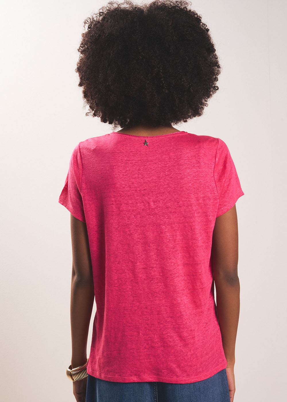 TIGROW Linen short-sleeves t-shirt - 3 - Sud Express - Sud Express