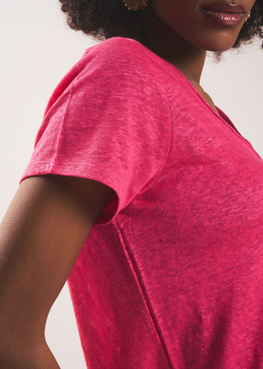 TIGROW Linen short-sleeves t-shirt - 4 - Sud Express - Sud Express