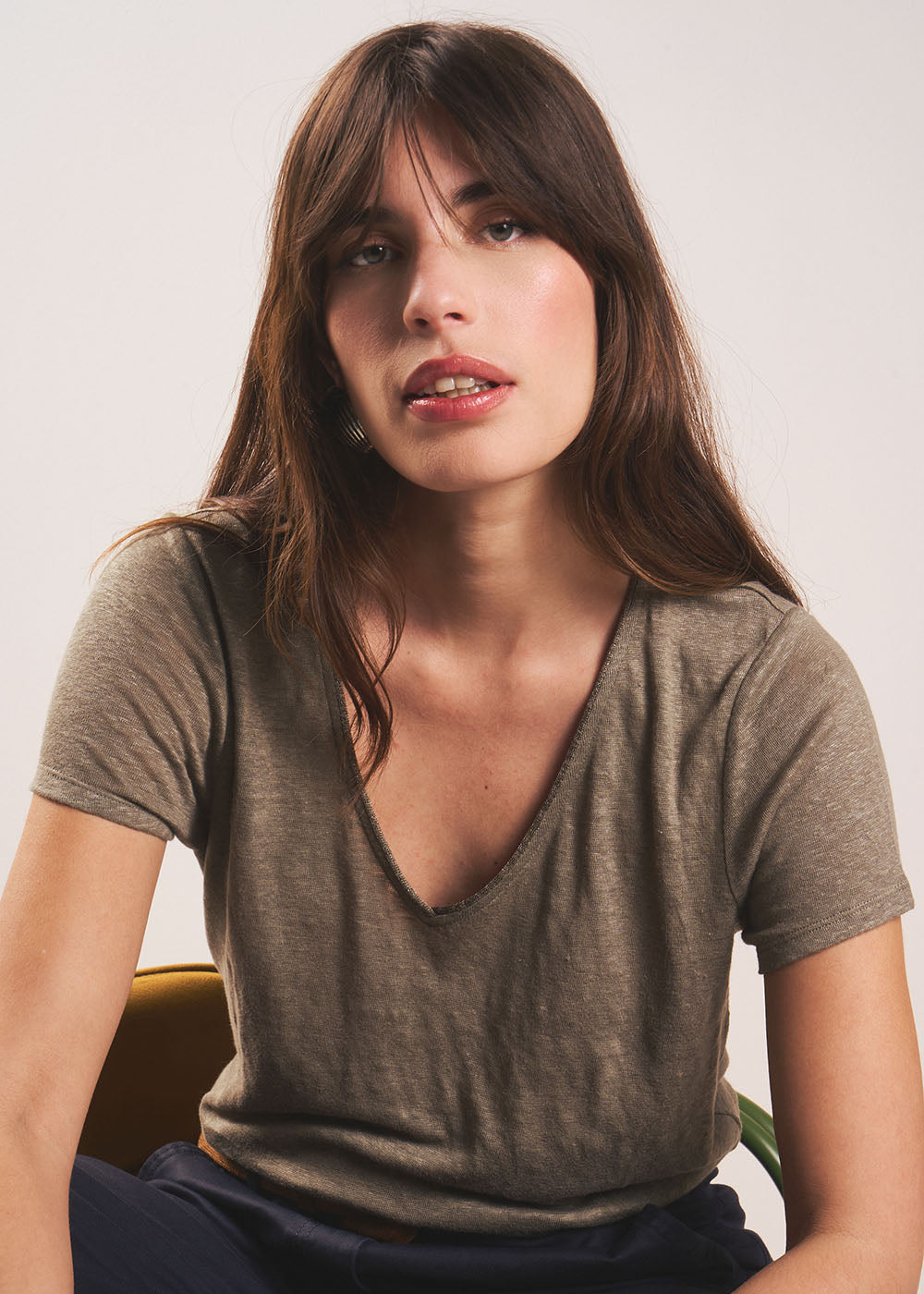 TIGROW Linen short-sleeves t-shirt - 2 - Sud Express - Sud Express