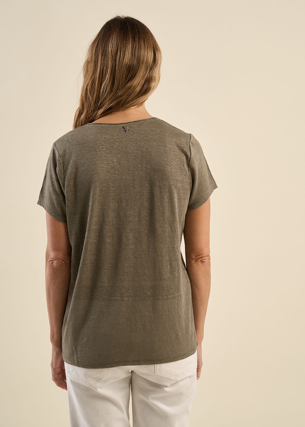 Linen short-sleeves t-shirt - Sud Express - 3 - Sud Express