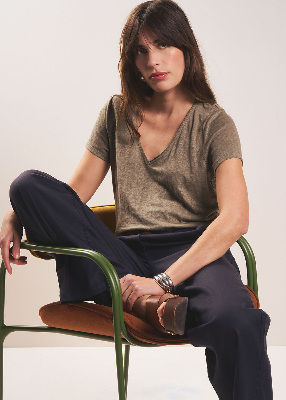 TIGROW Linen short-sleeves t-shirt - 4 - Sud Express - Sud Express