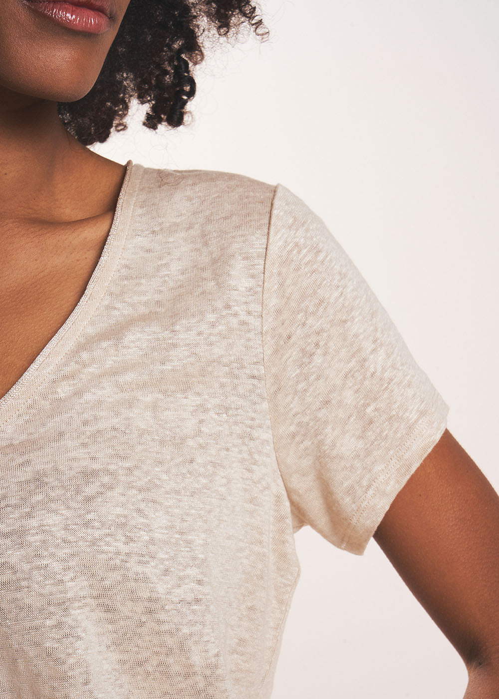 TIGROW Linen short-sleeves t-shirt - 4 - Sud Express - Sud Express