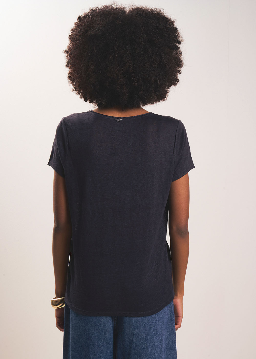 Linen short-sleeves t-shirt - Sud Express - 3 - Sud Express