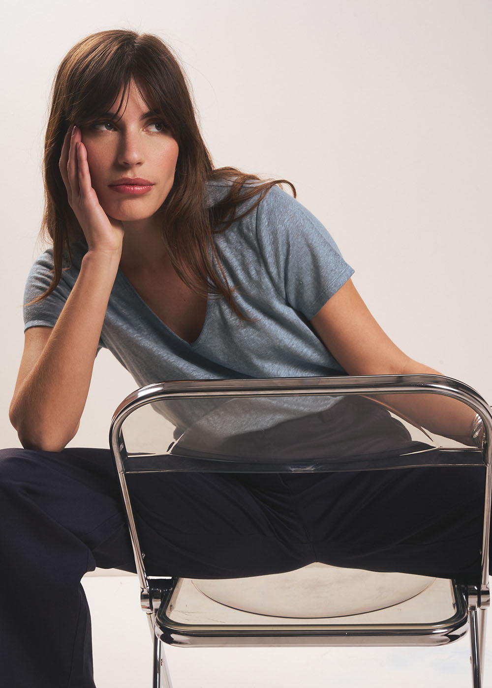 Linen short-sleeves t-shirt - Sud Express - 4 - Sud Express