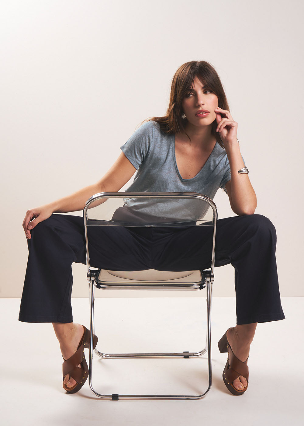 Linen short-sleeves t-shirt - Sud Express - 5 - Sud Express