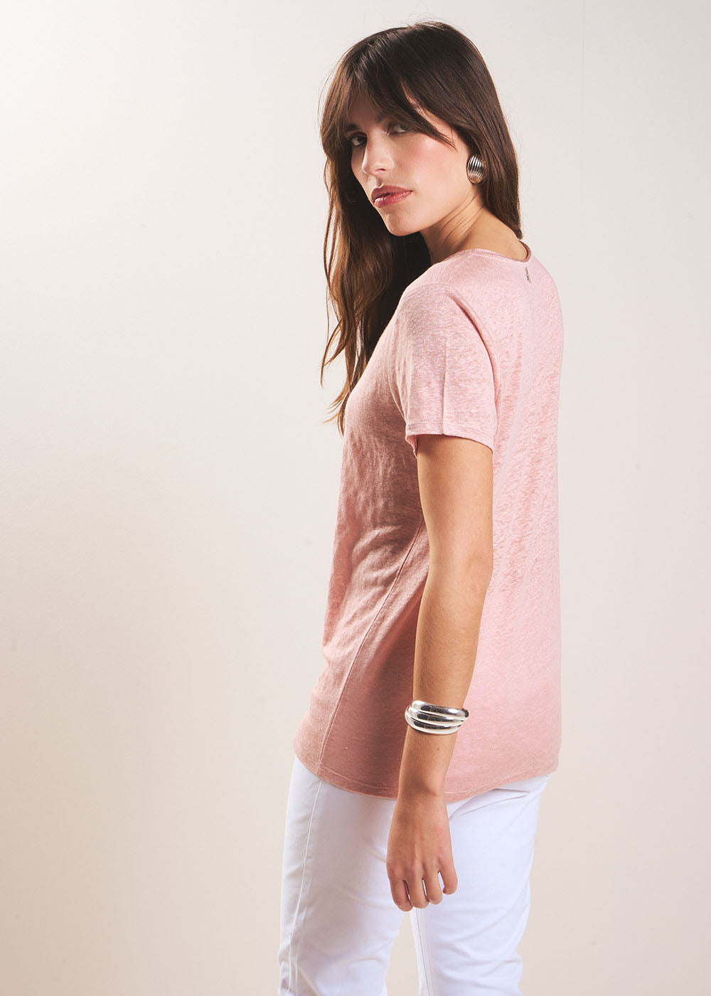 TIGROW Linen short-sleeves t-shirt - 4 - Sud Express - Sud Express