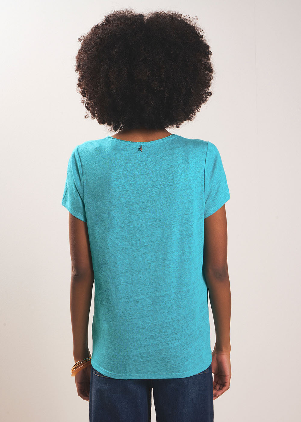 TIGROW Linen short-sleeves t-shirt - 3 - Sud Express - Sud Express