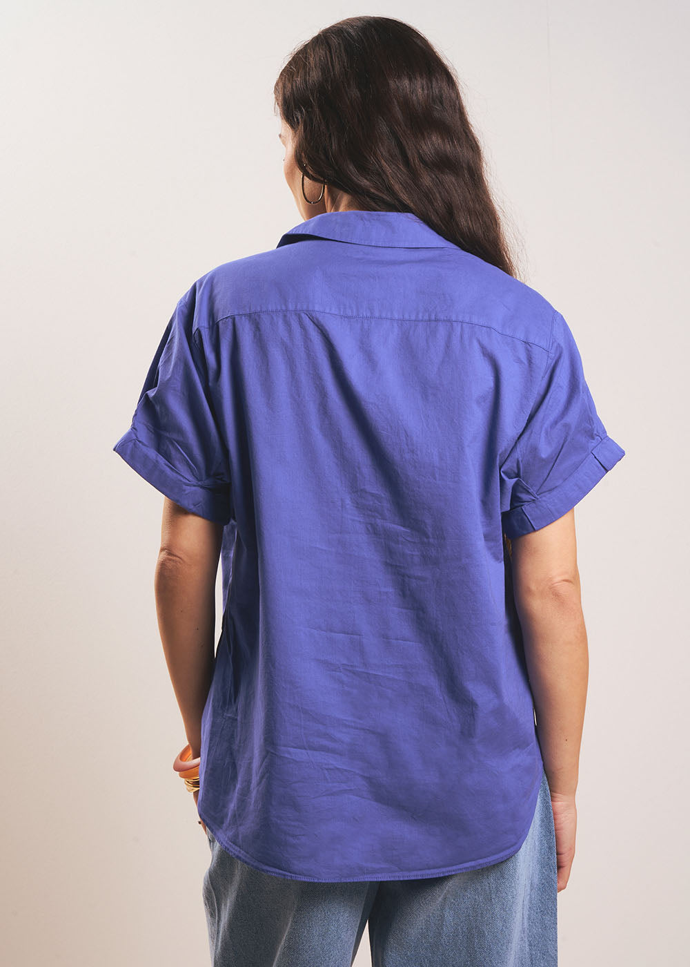 Cuffed short-sleeves shirt - Sud Express - 3 - Sud Express