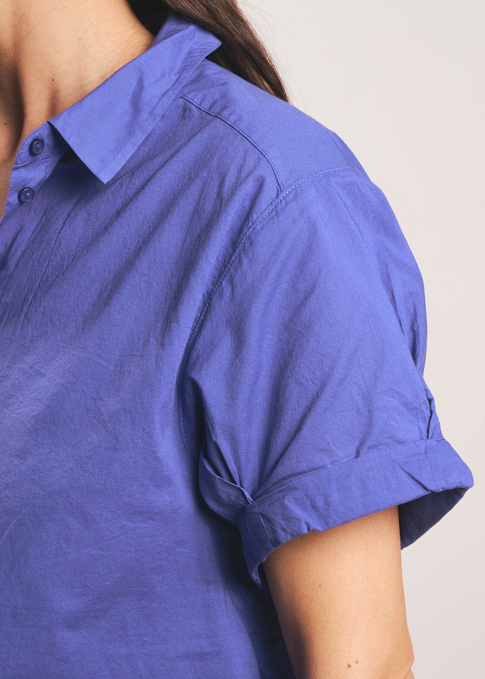 Cuffed short-sleeves shirt - Sud Express - 4 - Sud Express
