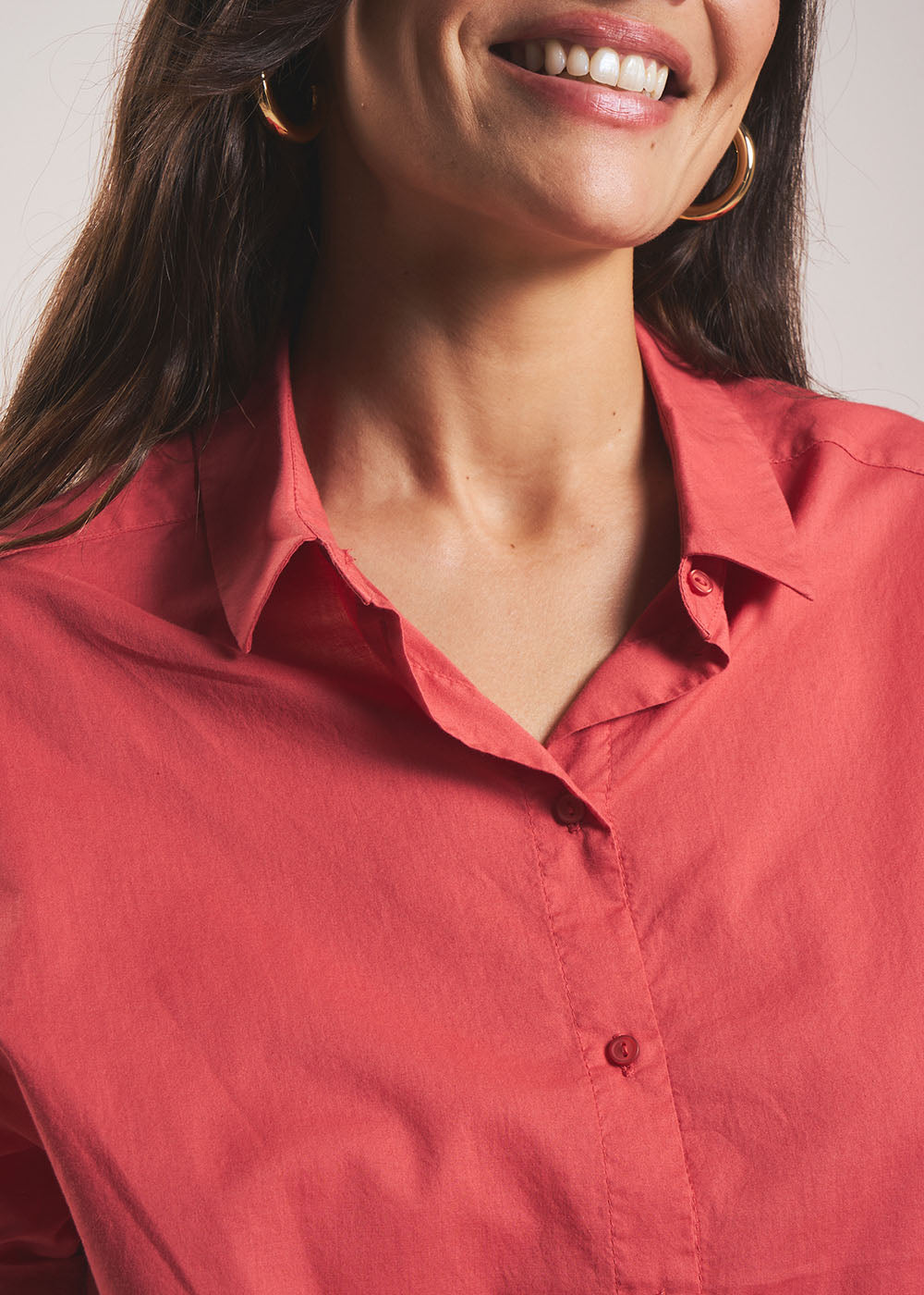 Cuffed short-sleeves shirt - Sud Express - 2 - Sud Express