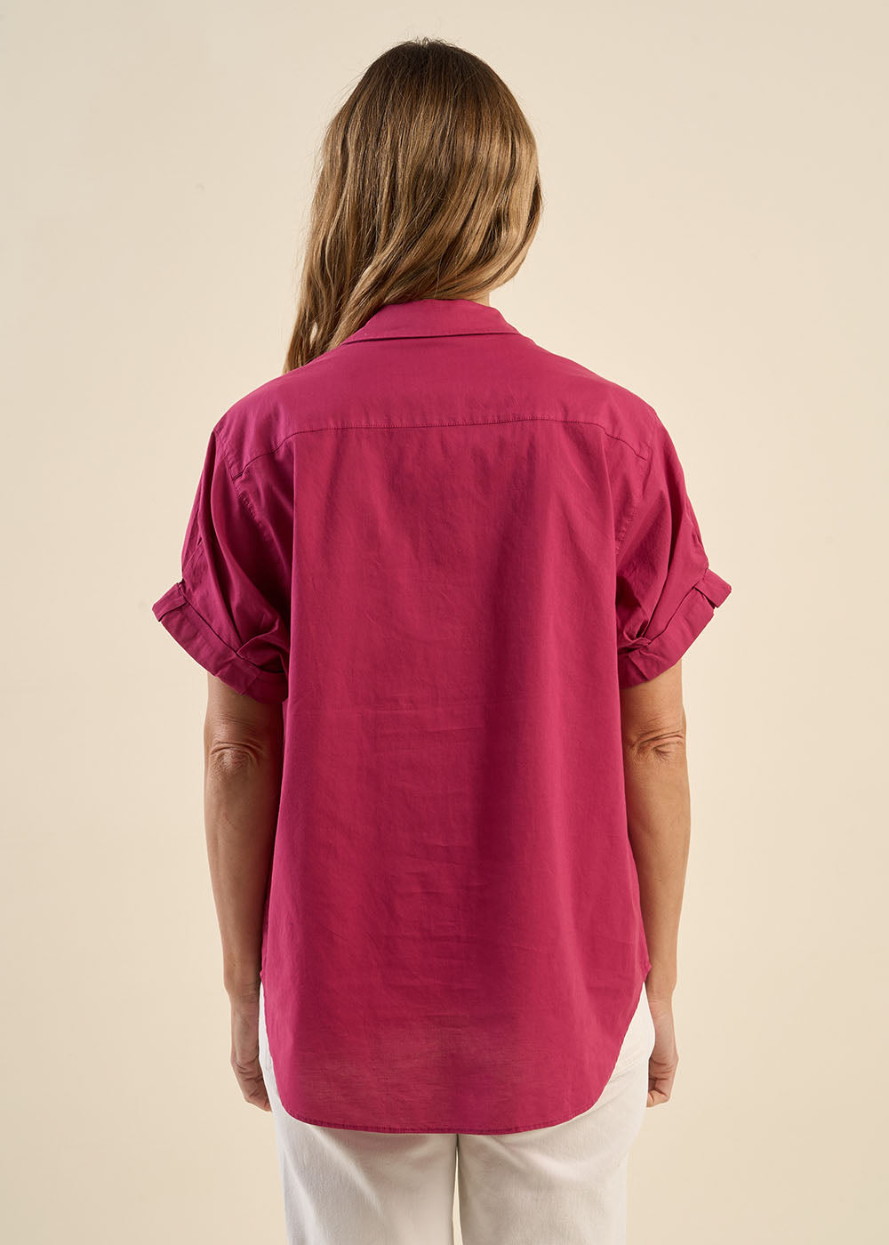 Cuffed short-sleeves shirt - Sud Express - 3 - Sud Express