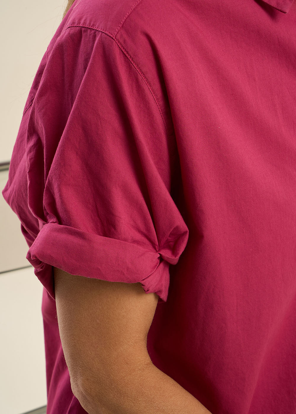 Cuffed short-sleeves shirt - Sud Express - 4 - Sud Express