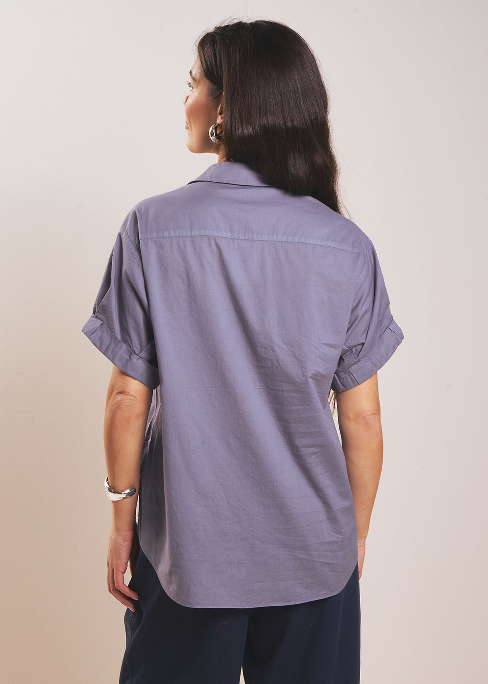 CANCUN Cuffed short-sleeves shirt - 3 - Sud Express - Sud Express