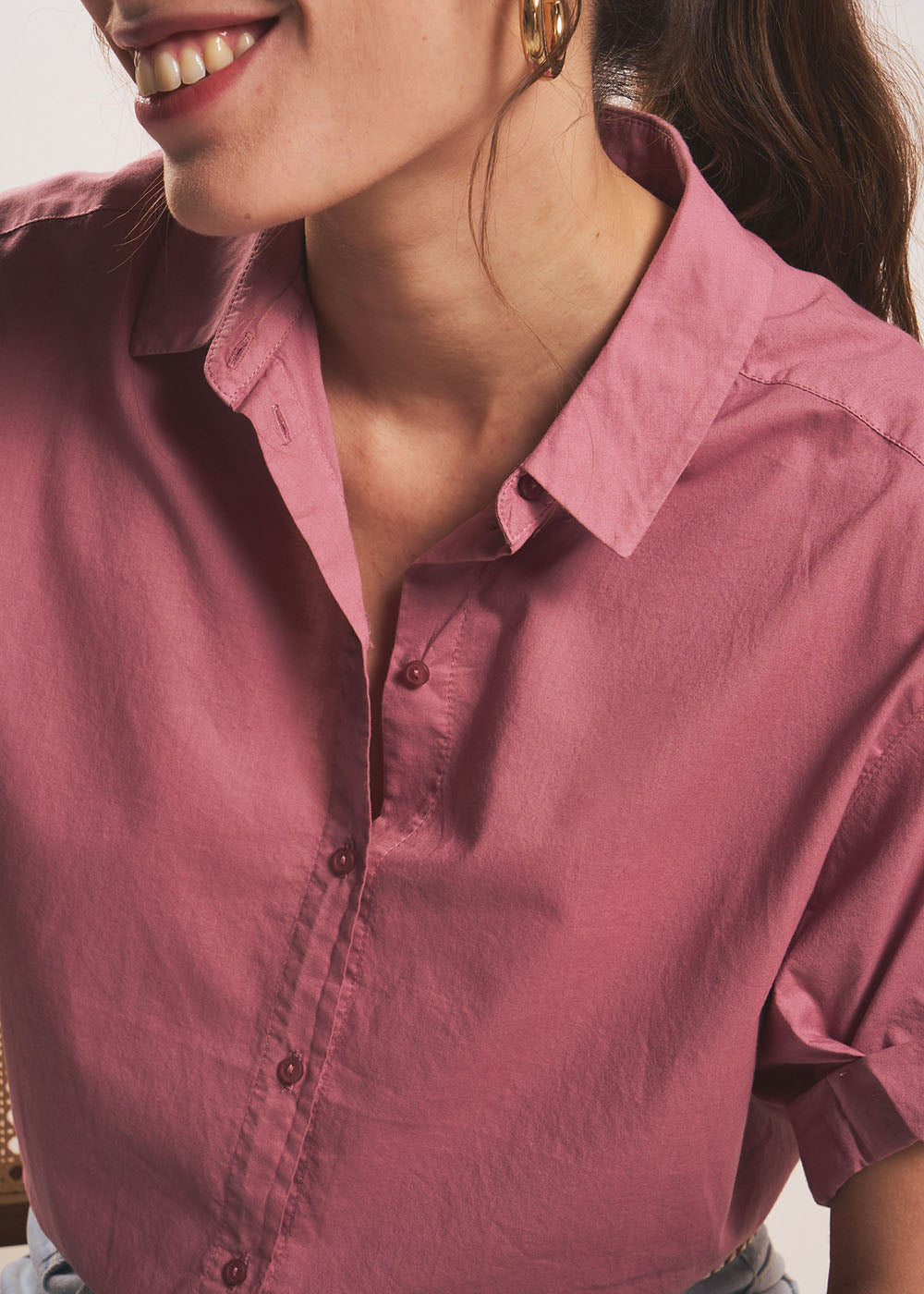 CANCUN Cuffed short-sleeves shirt - 2 - Sud Express - Sud Express