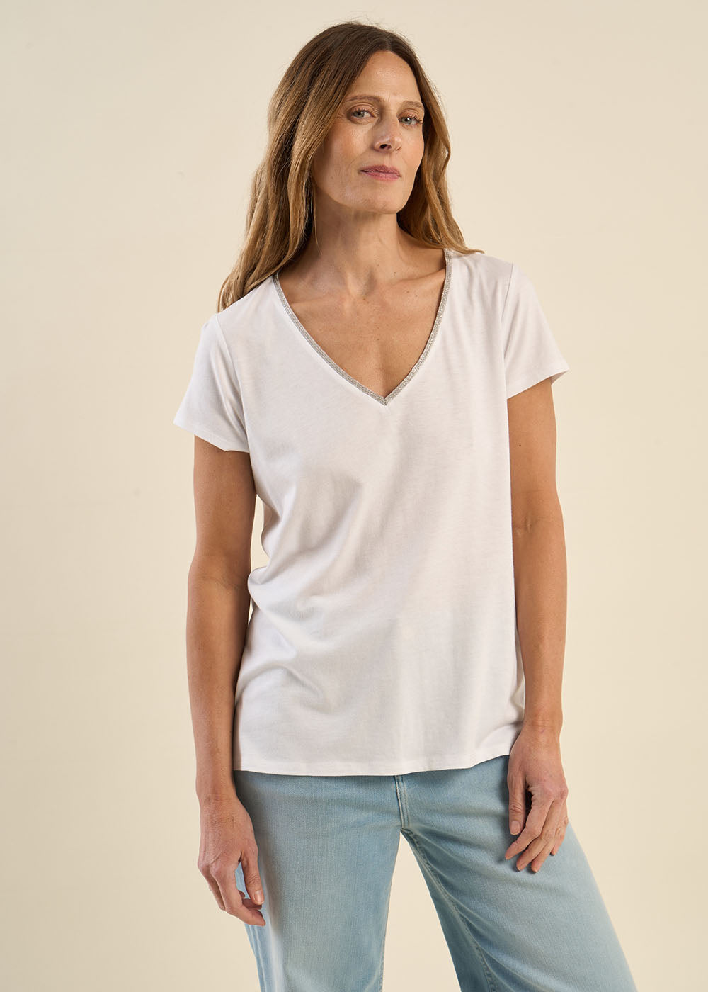 TOANY Short-sleeves V-neck t-shirt - 4 - Sud Express - Sud Express