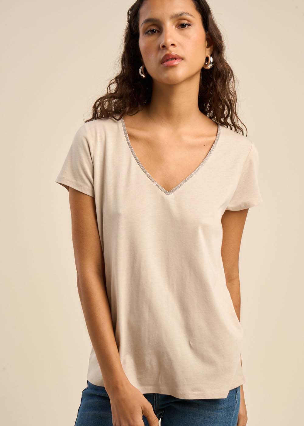 TOANY Short-sleeves V-neck t-shirt - 1 - Sud Express - Sud Express