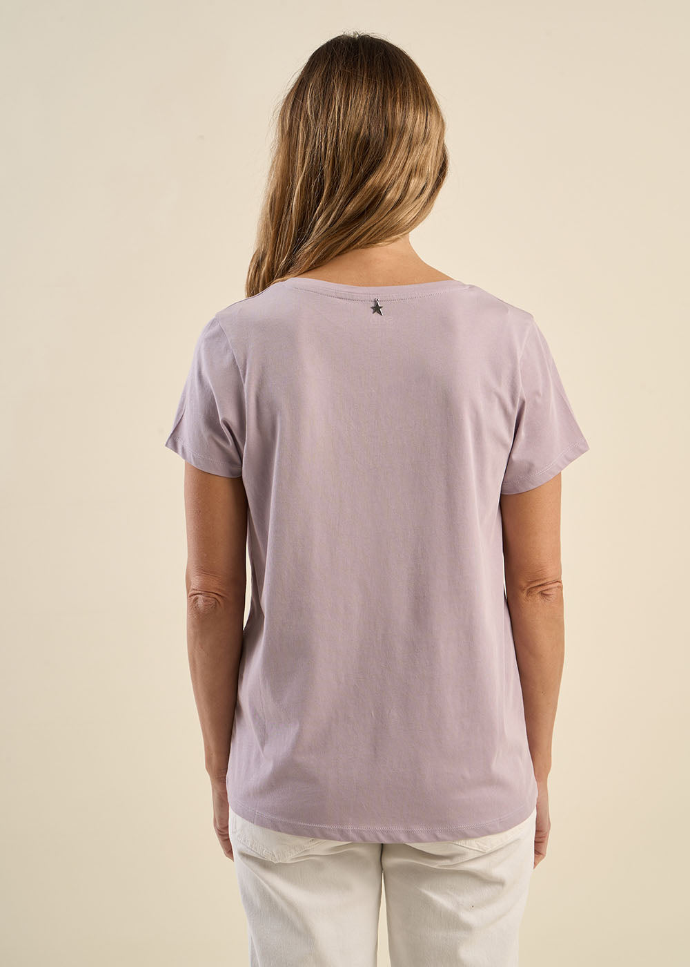 Cotton V-neck T-shirt - Sud Express - 3 - Sud Express