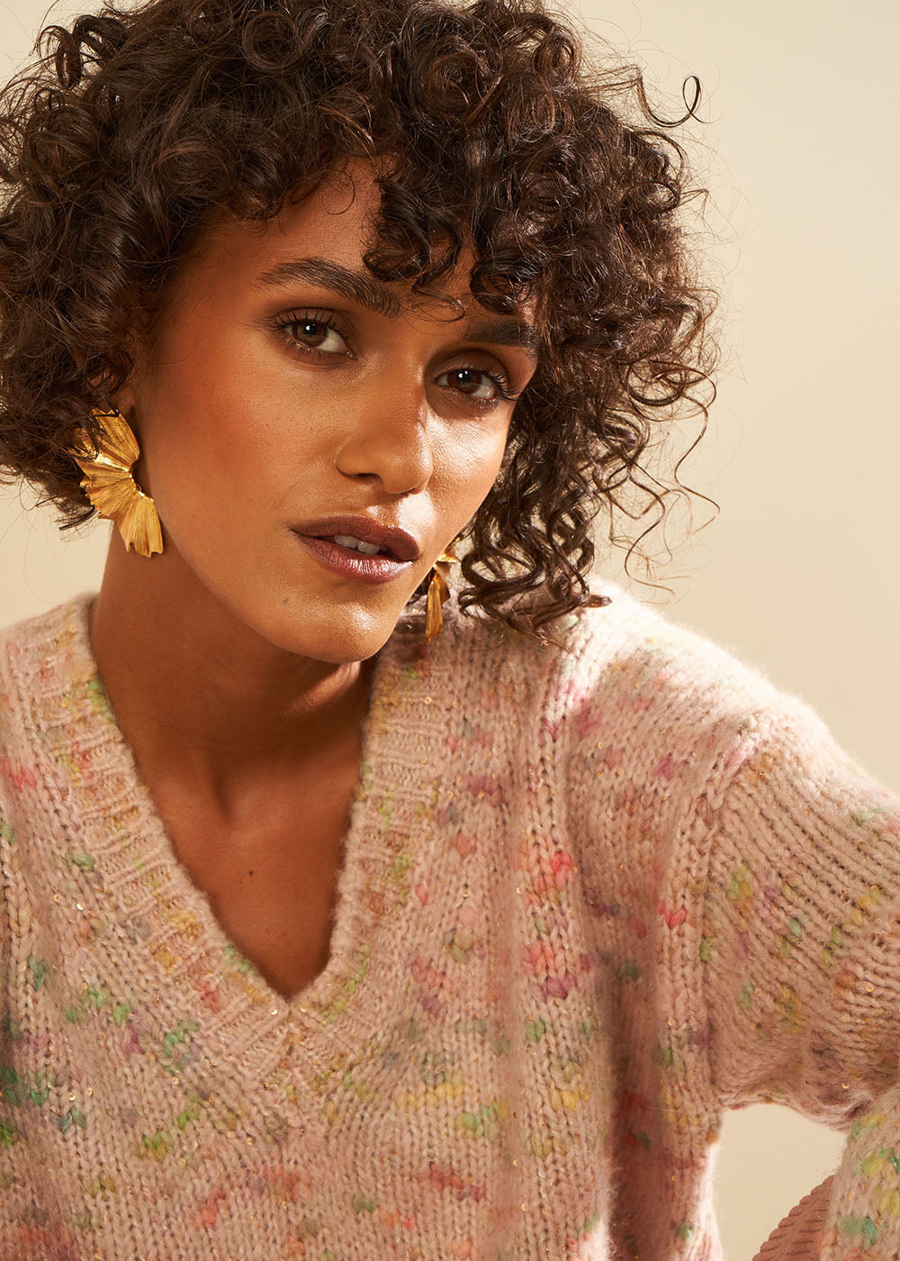 MARISSA V-neck sweater - 2 - Sud Express - Sud Express